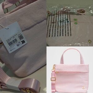 NWT Lululemon On My Level Small Tote Bag 5L Blissful Pink